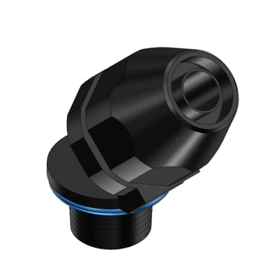 LT4125P/FTG, LIQ-TIGHT, 1-1/4IN 45DEG B Connector
